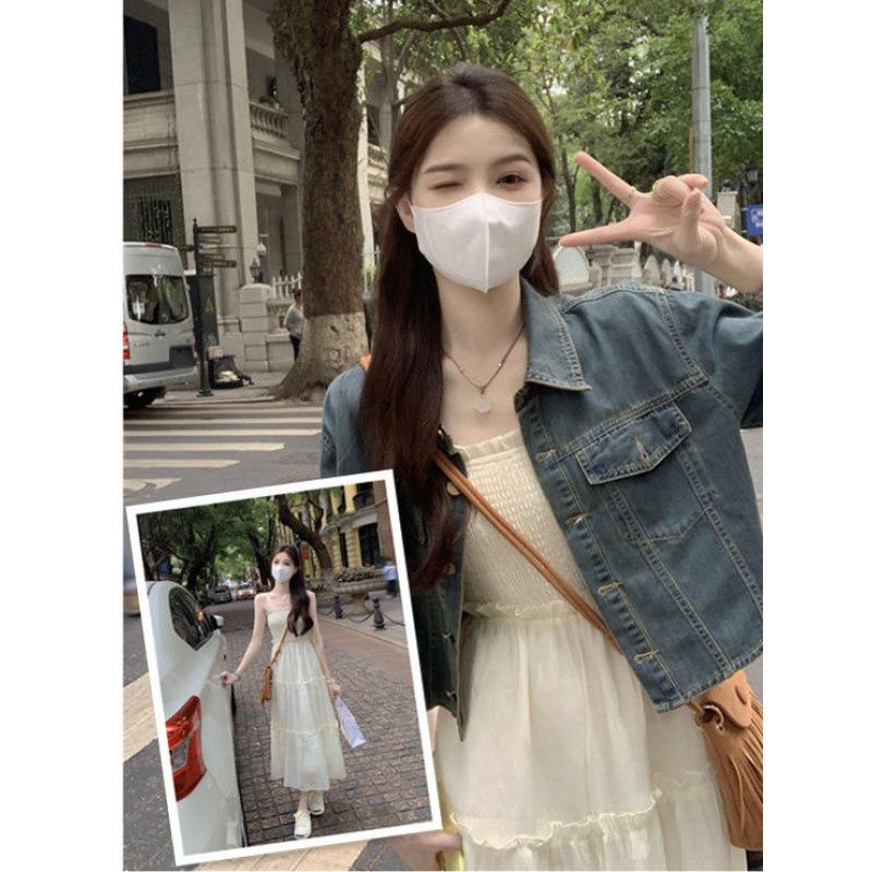 Gentle Wind Chiffon Summer Dress Set: Slimming Cardigan + Suspender Dress L (118-130 jin)
Gentle Wind Chiffon Summer Dress Set: Slimming Cardigan + Suspender Dress L (118-130 jin)