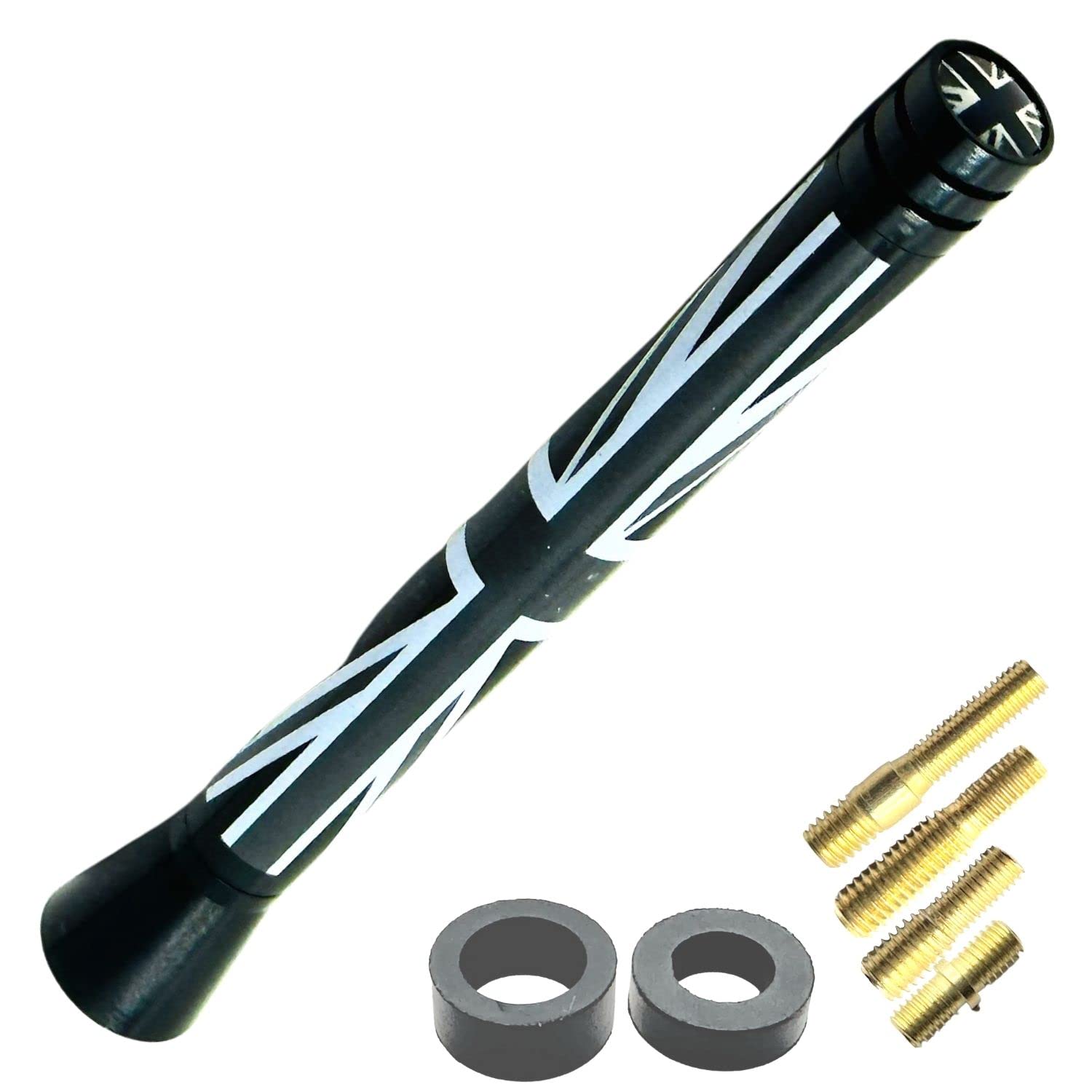 HTharros Mini Cooper Antenna MINI BMW Universal Helical Short Antenna FM ARadio for Car Gray Union 10.7cm 10.7cm сірий колір
HTharros Mini Cooper Antenna MINI BMW Universal Helical Short Antenna FM ARadio for Car Gray Union 10.7cm 10.7cm сірий колір