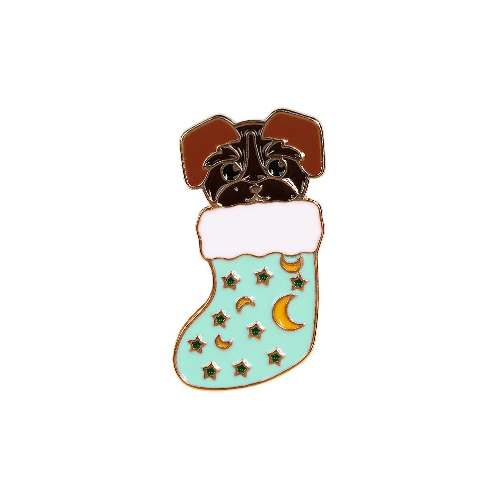Cute Rabbit Dog Panda In Christmas Sock Enamel Brooches Golden Xmas Stocking Shaped Pins Creative Badge
Cute Rabbit Dog Panda In Christmas Sock Enamel Brooches Golden Xmas Stocking Shaped Pins Creative Badge