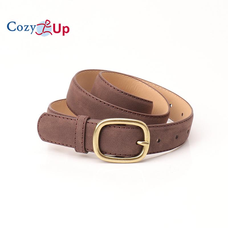 Жіночі вузькі двосторонні шкіряні ремені для джинсів Жіночий тонкий пояс для суконь 104x2.8cm темно-коричневого кольору
Жіночі вузькі двосторонні шкіряні ремені для джинсів Жіночий тонкий пояс для суконь 104x2.8cm темно-коричневого кольору