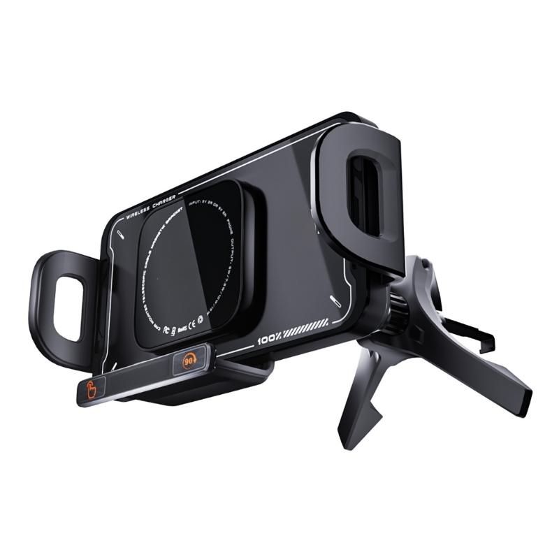 Car Mount Phone Holder with 360 Rotation Foldable Design Includes Vent Clip and Suction Cup Compatible for Various Phones
Car Mount Phone Holder with 360 Rotation Foldable Design Includes Vent Clip and Suction Cup Compatible for Various Phones