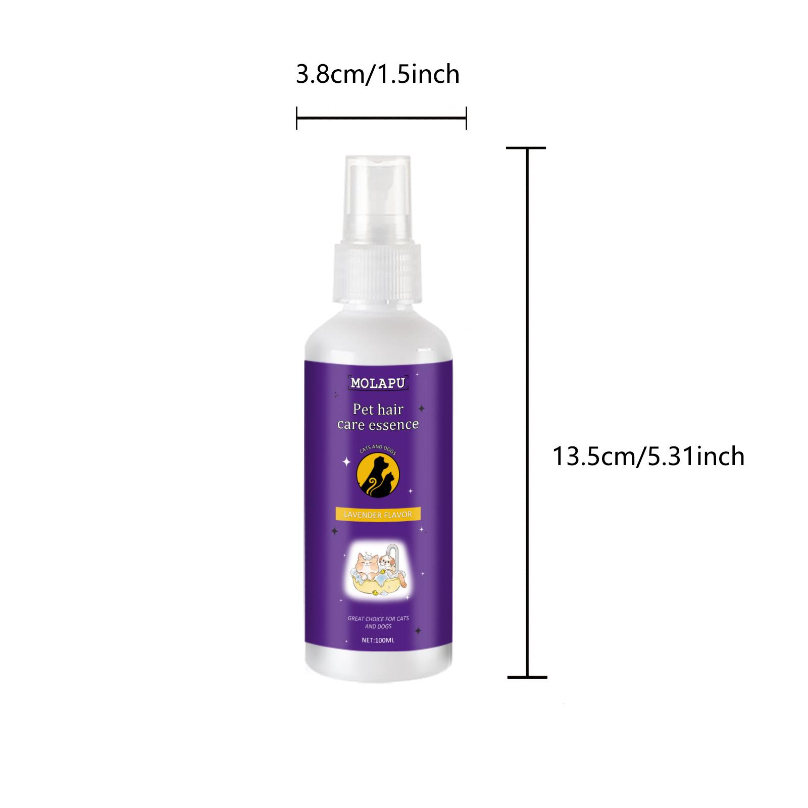 Pet No-Rinse Detangling Spray - Made with Plant-Derived Fragrance, Long-Lasting Scent, Cleans and Smooths Fur While Preventing Hair from Getting
Pet No-Rinse Detangling Spray - Made with Plant-Derived Fragrance, Long-Lasting Scent, Cleans and Smooths Fur While Preventing Hair from Getting