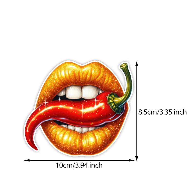 Beautiful Lips Car Stickers Waterproof Vinyl Decals Auto Body Window Bumper Decor Motorcycle Helmet Stickers TM191 D-10cm Longest Side
Beautiful Lips Car Stickers Waterproof Vinyl Decals Auto Body Window Bumper Decor Motorcycle Helmet Stickers TM191 D-10cm Longest Side