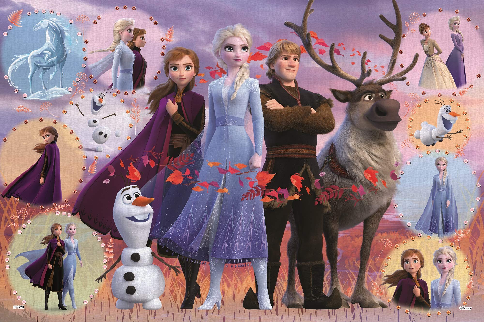 Epoch Пазл из 1000 деталей Disney Frozen 2 Collection (50 х 75 см) 97-005 с клеем и шпателем, включая декоративные детали EPOCH
Epoch Пазл из 1000 деталей Disney Frozen 2 Collection (50 х 75 см) 97-005 с клеем и шпателем, включая декоративные детали EPOCH