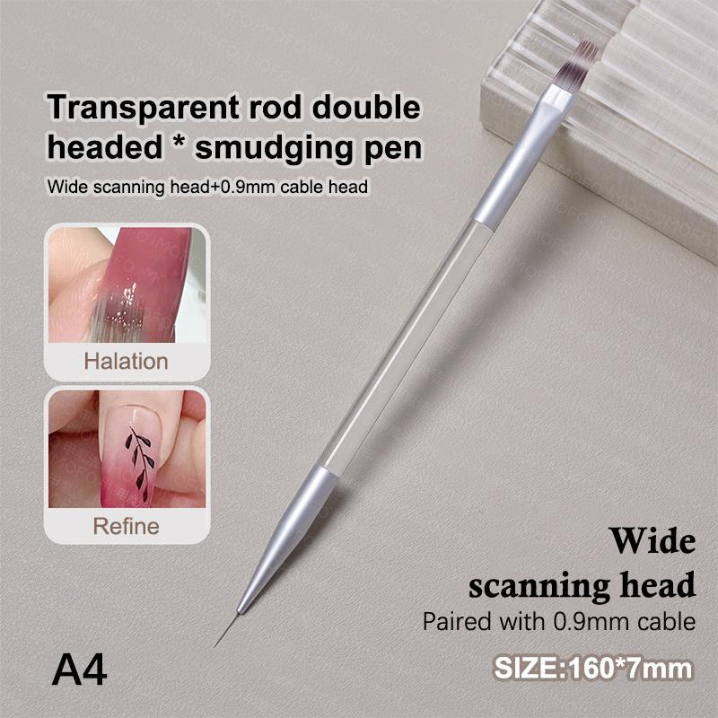 French Stripe Nail Art Liner Brush Set Dual-Ended UV Gel Tips Ultra-Thin Line Drawing Pen for Professional Nail Art Tools
French Stripe Nail Art Liner Brush Set Dual-Ended UV Gel Tips Ultra-Thin Line Drawing Pen for Professional Nail Art Tools