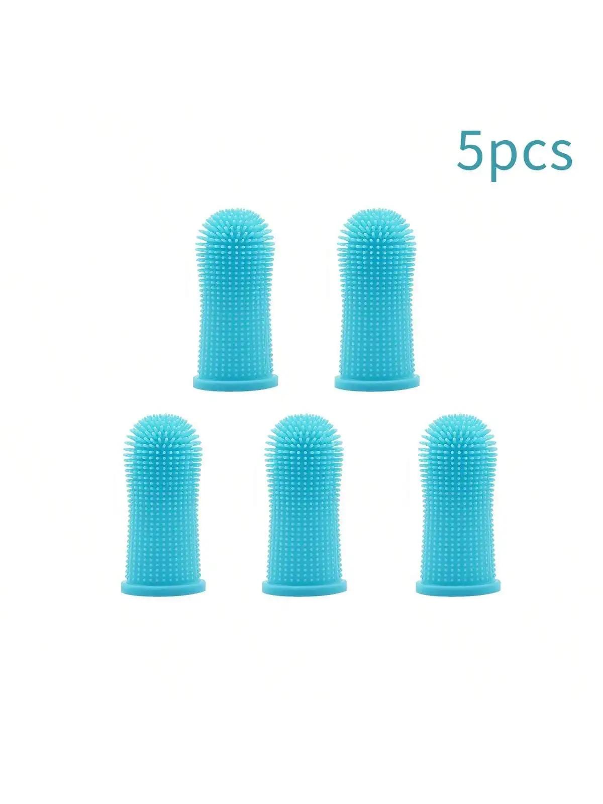 5 шт. зубная щетка для чистки зубов на палец для домашних животных, нетоксичный силиконовый инструмент для чистки зубов у собак и кошек
5 шт. зубная щетка для чистки зубов на палец для домашних животных, нетоксичный силиконовый инструмент для чистки зубов у собак и кошек