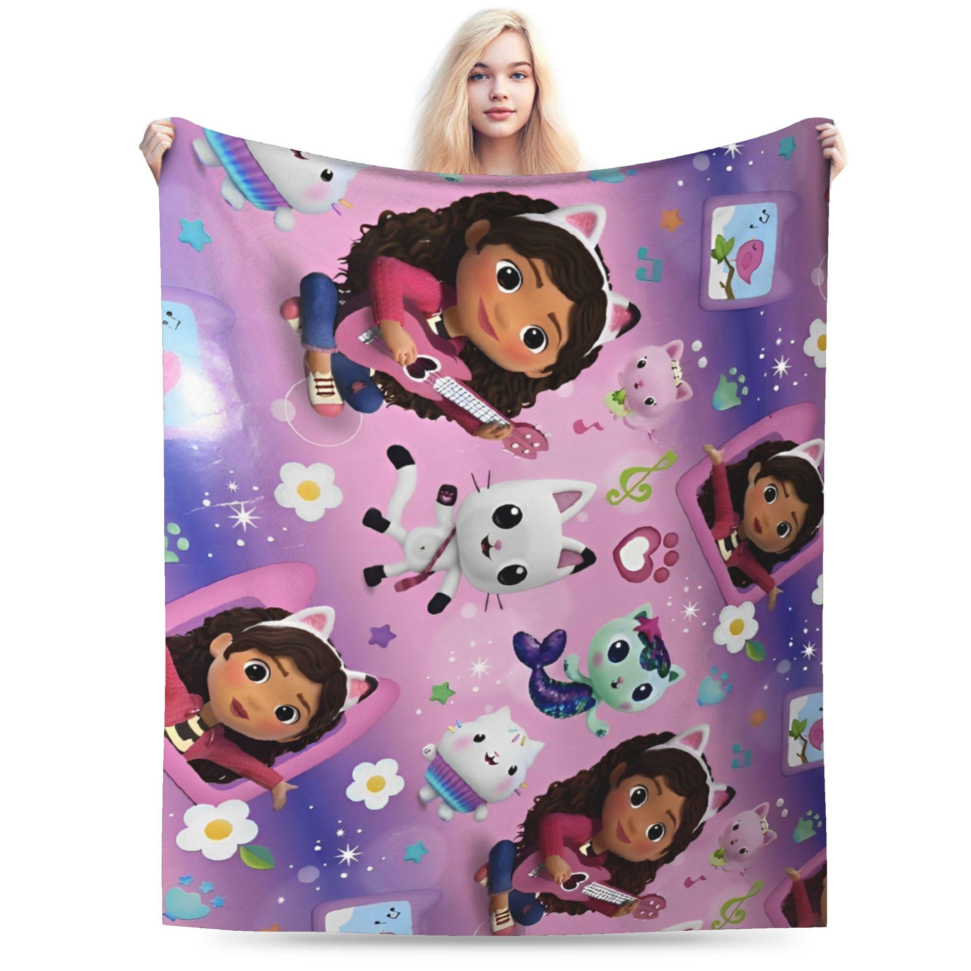 G-Gabbys Dollhouses Super Warm Blanket Girls Boys Plush Throw Blanket Pattern Couch Chair Flannel Bedspread Sofa Bed Cover 75cmx90cm
G-Gabbys Dollhouses Super Warm Blanket Girls Boys Plush Throw Blanket Pattern Couch Chair Flannel Bedspread Sofa Bed Cover 75cmx90cm