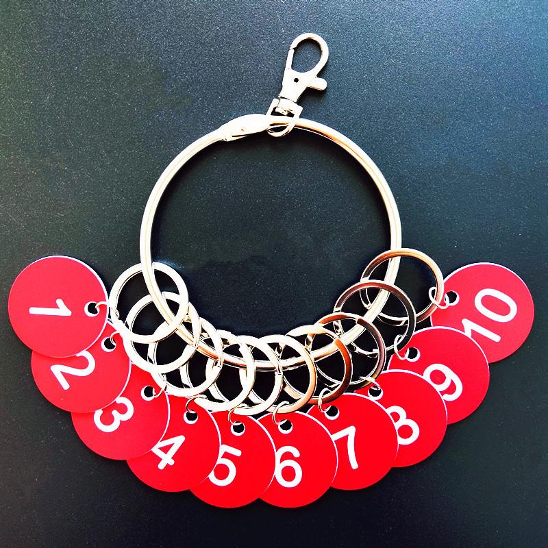 Large Multi-Hook Keychain with Label Tag for Key Management
Large Multi-Hook Keychain with Label Tag for Key Management