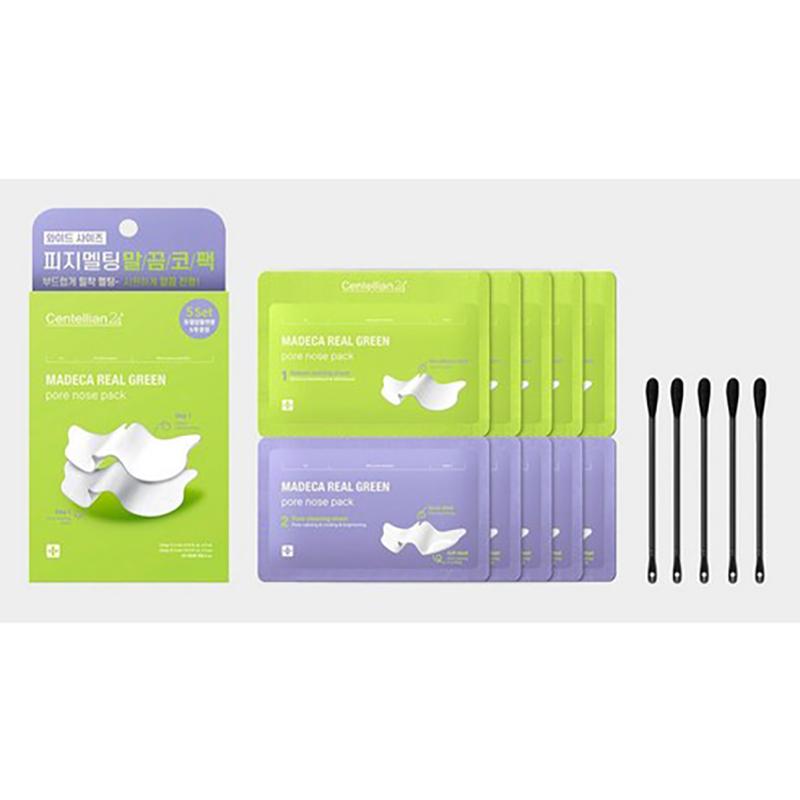 Centellian24 Madeca Real Green Pore Nose Pack – Sebum & Blackhead Care, Korean 1 Box (5 pack)
Centellian24 Madeca Real Green Pore Nose Pack – Sebum & Blackhead Care, Korean 1 Box (5 pack)