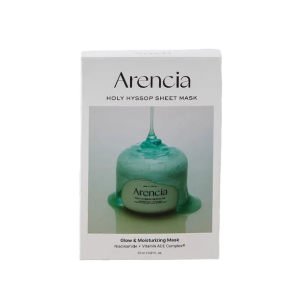 Arencia Holy Hyssop Mask Pack 5 Sheets
Arencia Holy Hyssop Mask Pack 5 Sheets