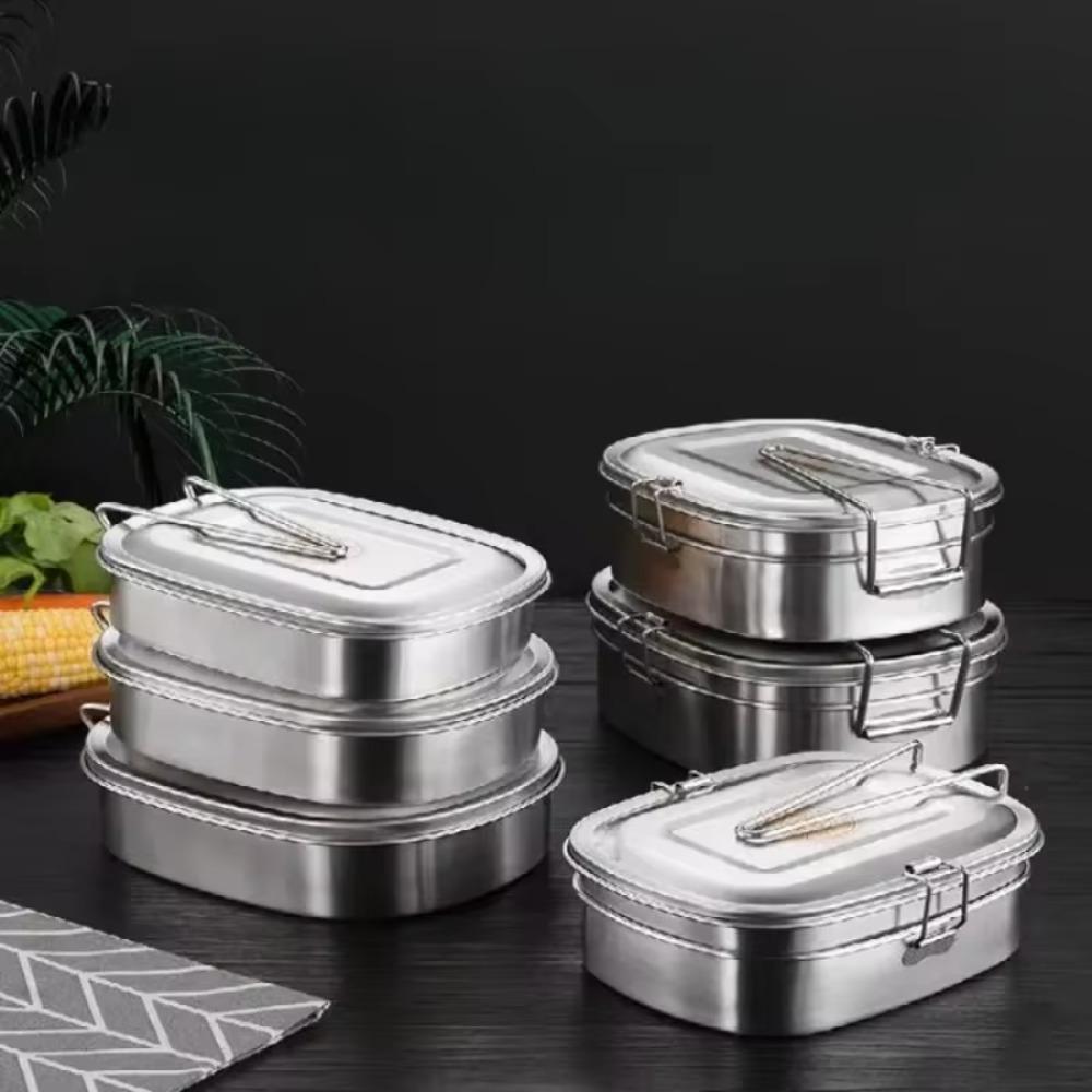 1/2 Layer Stainless Steel Lunch Box Foldable Handle Food Storage Box Food Container Canteen M-Single Layer
1/2 Layer Stainless Steel Lunch Box Foldable Handle Food Storage Box Food Container Canteen M-Single Layer