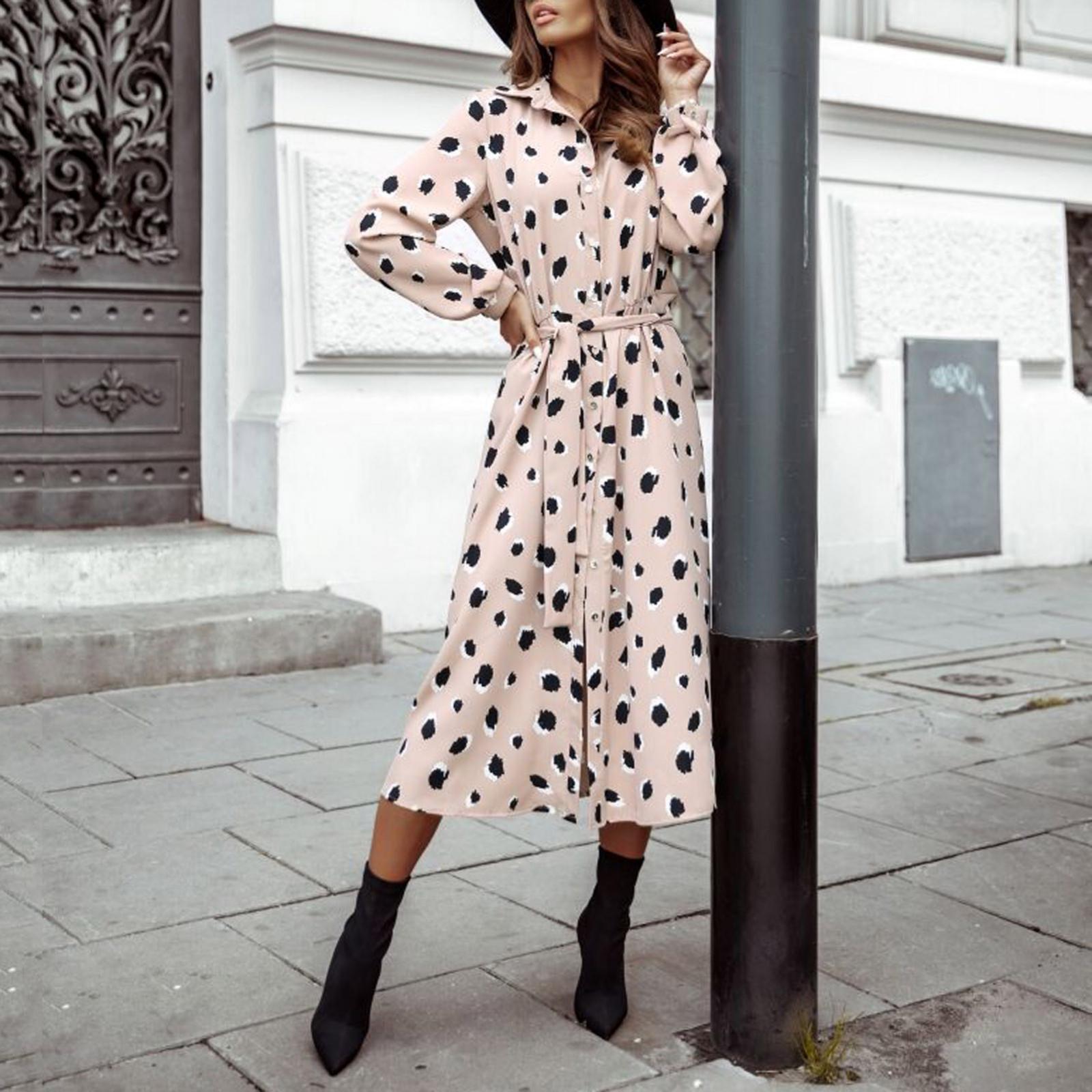 Women Leopard Chiffon Long Sleeve Printing Casual Party Vintage Boho Maxi Dress XXL бежевий
Women Leopard Chiffon Long Sleeve Printing Casual Party Vintage Boho Maxi Dress XXL бежевий