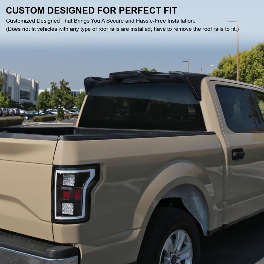 Матовый черный ABS спойлер на крышу кабины для моделей Ford F150 2015-2020 Улучшает аэродинамику и добавляет агрессивный стиль пикапу United States
Матовый черный ABS спойлер на крышу кабины для моделей Ford F150 2015-2020 Улучшает аэродинамику и добавляет агрессивный стиль пикапу United States