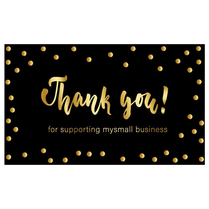 50-Pack Black Gradient Thank You for Your Order Small Business Postcards 9x5.4 cm (50 pcs/pack)
50-Pack Black Gradient Thank You for Your Order Small Business Postcards 9x5.4 cm (50 pcs/pack)