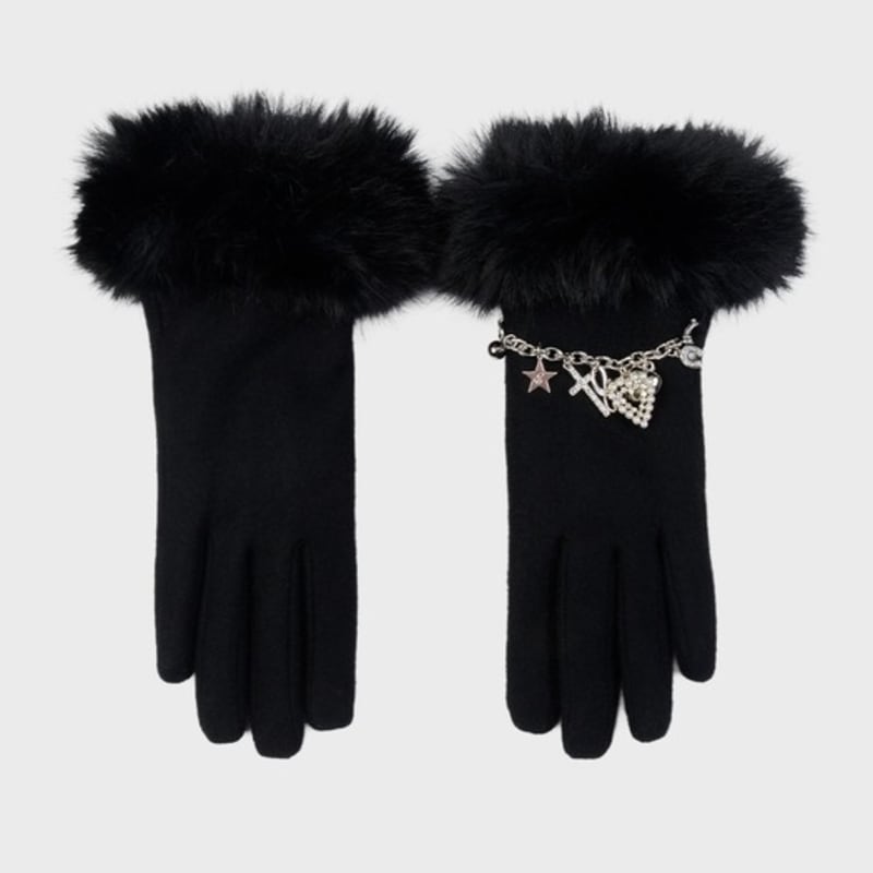 Eireve FUR&BRACELET WOOL GLOVES (BLACK) black
Eireve FUR&BRACELET WOOL GLOVES (BLACK) black