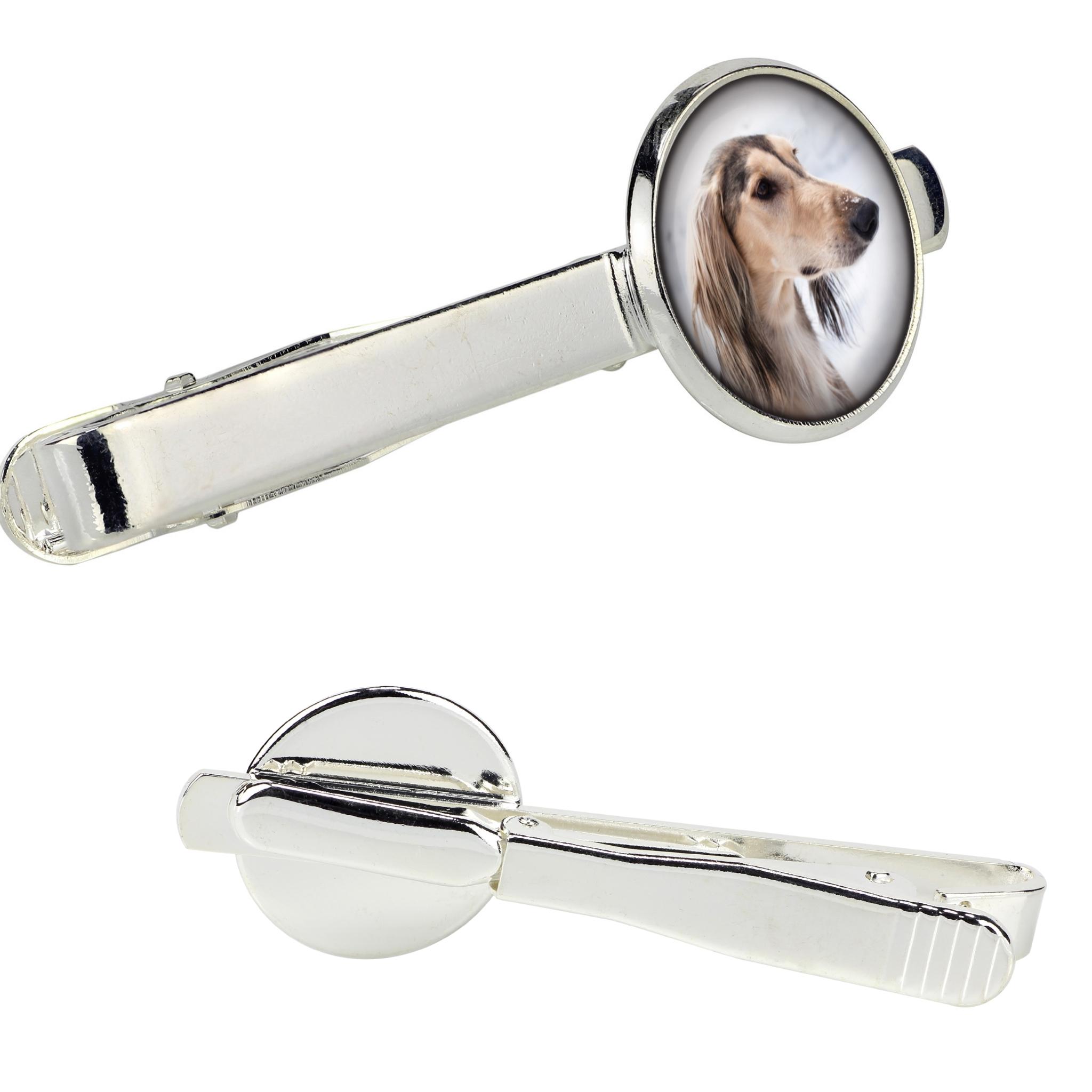 Saluki, Persian Greyhound, Arabian hound, Gazelle hound - tie clip in a box, stylish tie, personalized jewelry from the Art-Dog brand срібний
Saluki, Persian Greyhound, Arabian hound, Gazelle hound - tie clip in a box, stylish tie, personalized jewelry from the Art-Dog brand срібний