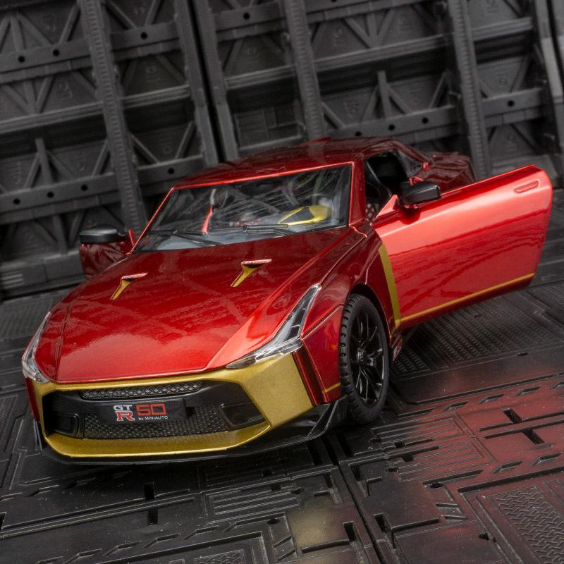 Jianyuan DC24241 Модель суперкара из сплава Nissan GT-R50: Бог войны Звук и свет Инерционная игрушка.
Jianyuan DC24241 Модель суперкара из сплава Nissan GT-R50: Бог войны Звук и свет Инерционная игрушка.