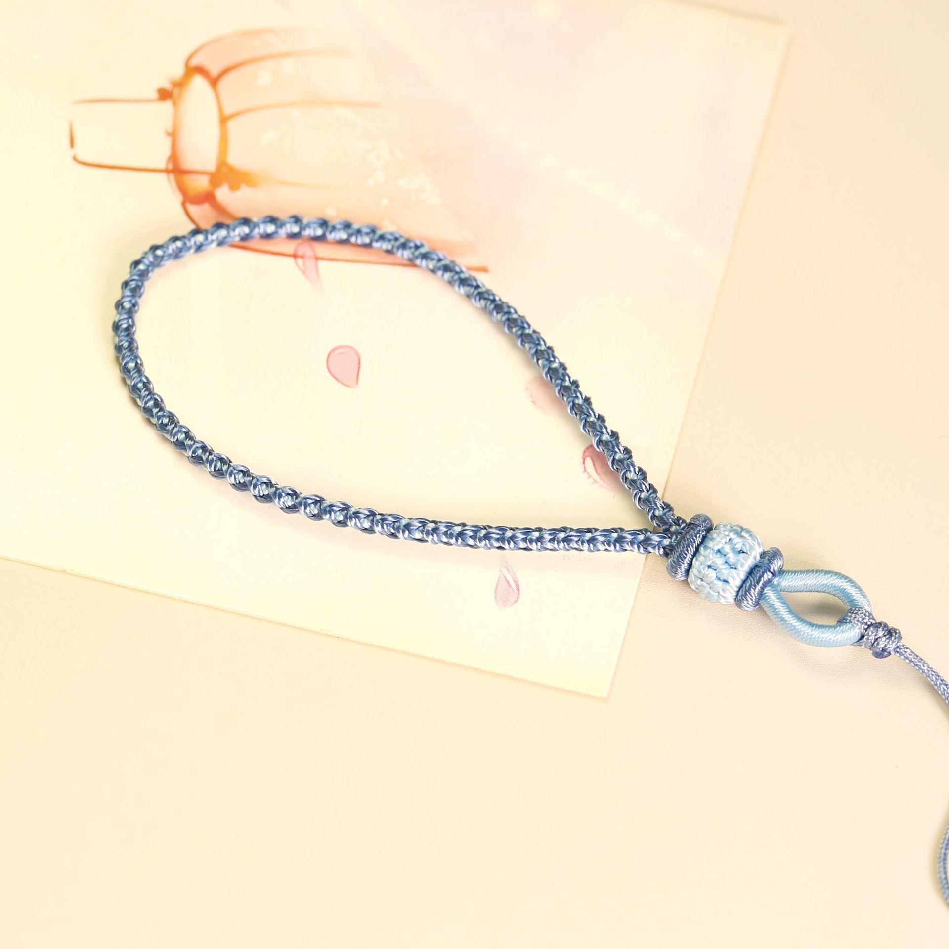 Simple four strand pendant rope hand woven pendant semi-finished package trailer hanging mobile phone hanging versatile accessor
Simple four strand pendant rope hand woven pendant semi-finished package trailer hanging mobile phone hanging versatile accessor