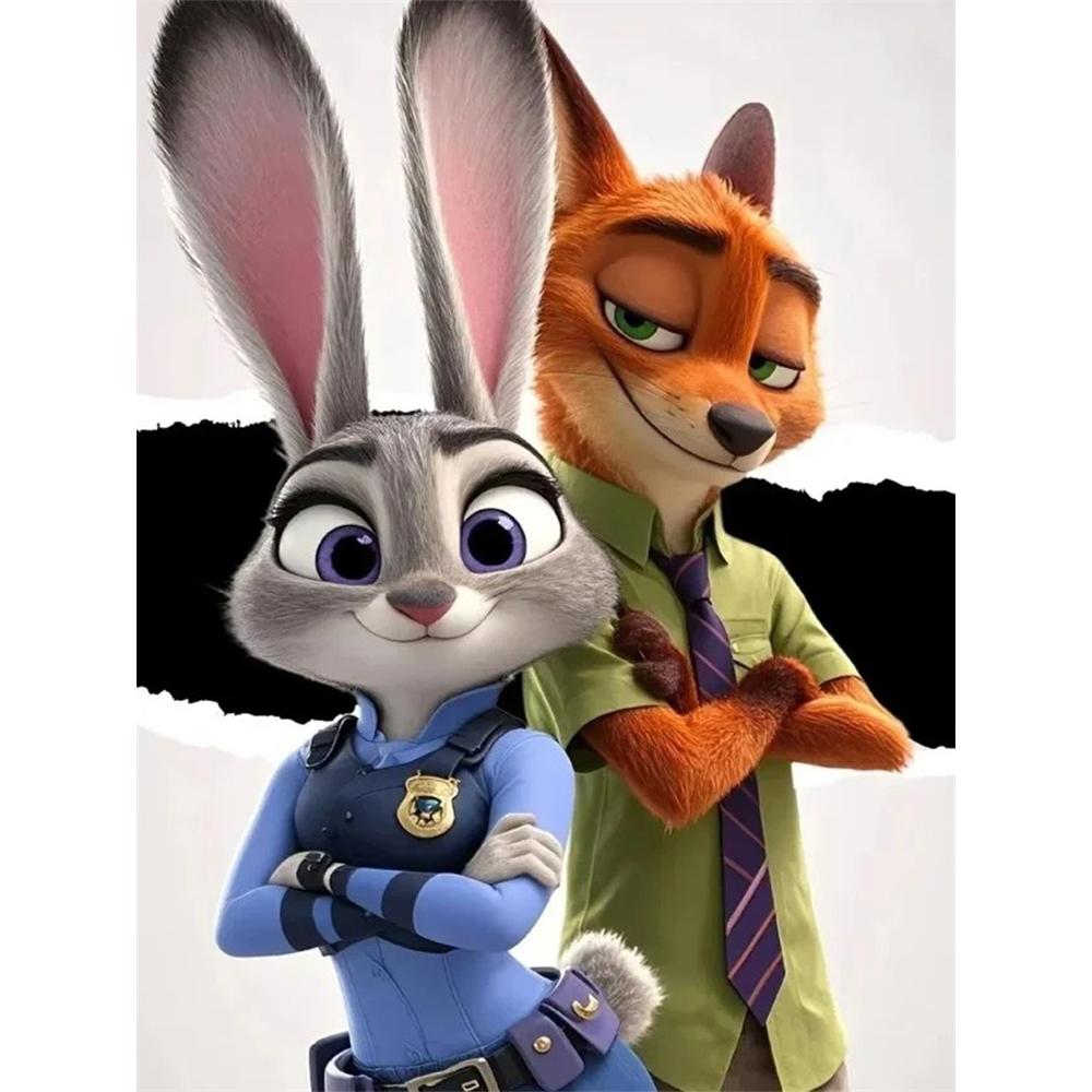 Disney Cartoon Diamond Painting Judy Nick Classic Scenes 5D DIY Art Cross Stitch Kit Mosaic Embroidery Home Decor Gift Round 20x30cm
Disney Cartoon Diamond Painting Judy Nick Classic Scenes 5D DIY Art Cross Stitch Kit Mosaic Embroidery Home Decor Gift Round 20x30cm
