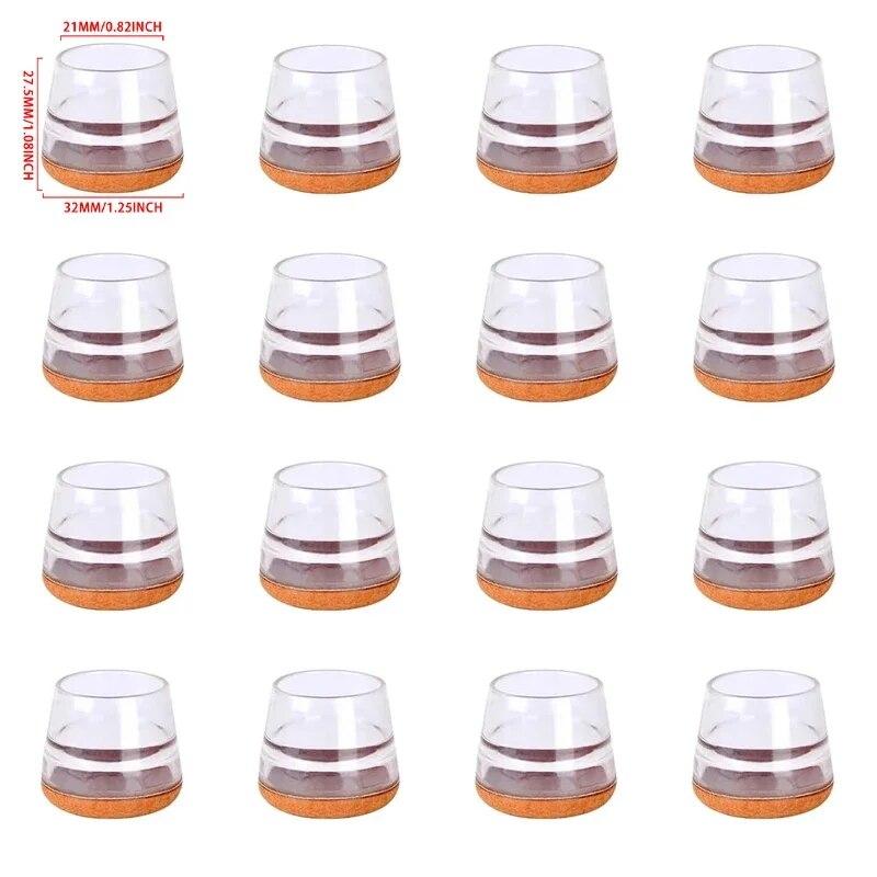 16 шт., резиновые накладки на ножки стола, колпачки на ножки стула, круглые квадратные защитные коврики для пола, мебельные накладки, ползунки с обернутым фетровым дном
16 шт., резиновые накладки на ножки стола, колпачки на ножки стула, круглые квадратные защитные коврики для пола, мебельные накладки, ползунки с обернутым фетровым дном