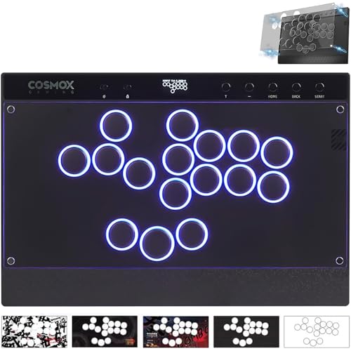Haute42 C16 Black Leverless Arcade Stick Controller, Combines Flexibility and Performance, Magnetic Detachability, Knee Support, Light Lock & Tourname
Haute42 C16 Black Leverless Arcade Stick Controller, Combines Flexibility and Performance, Magnetic Detachability, Knee Support, Light Lock & Tourname