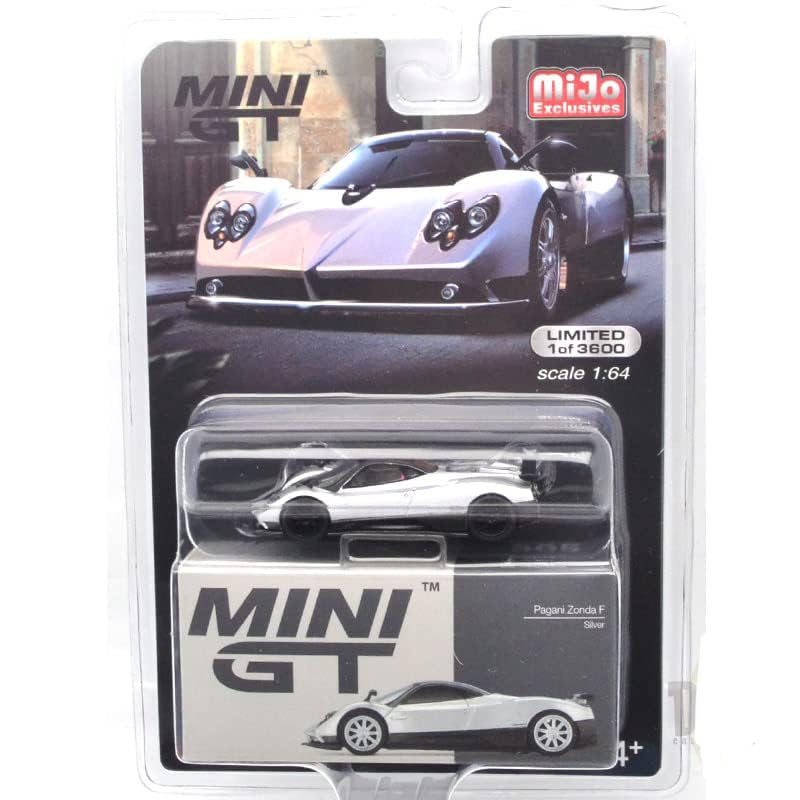 MINI GT MiJo Toys Limited Pagani Zonda F Chase Car Left Hand Drive Specification (Silver) -
MINI GT MiJo Toys Limited Pagani Zonda F Chase Car Left Hand Drive Specification (Silver) -