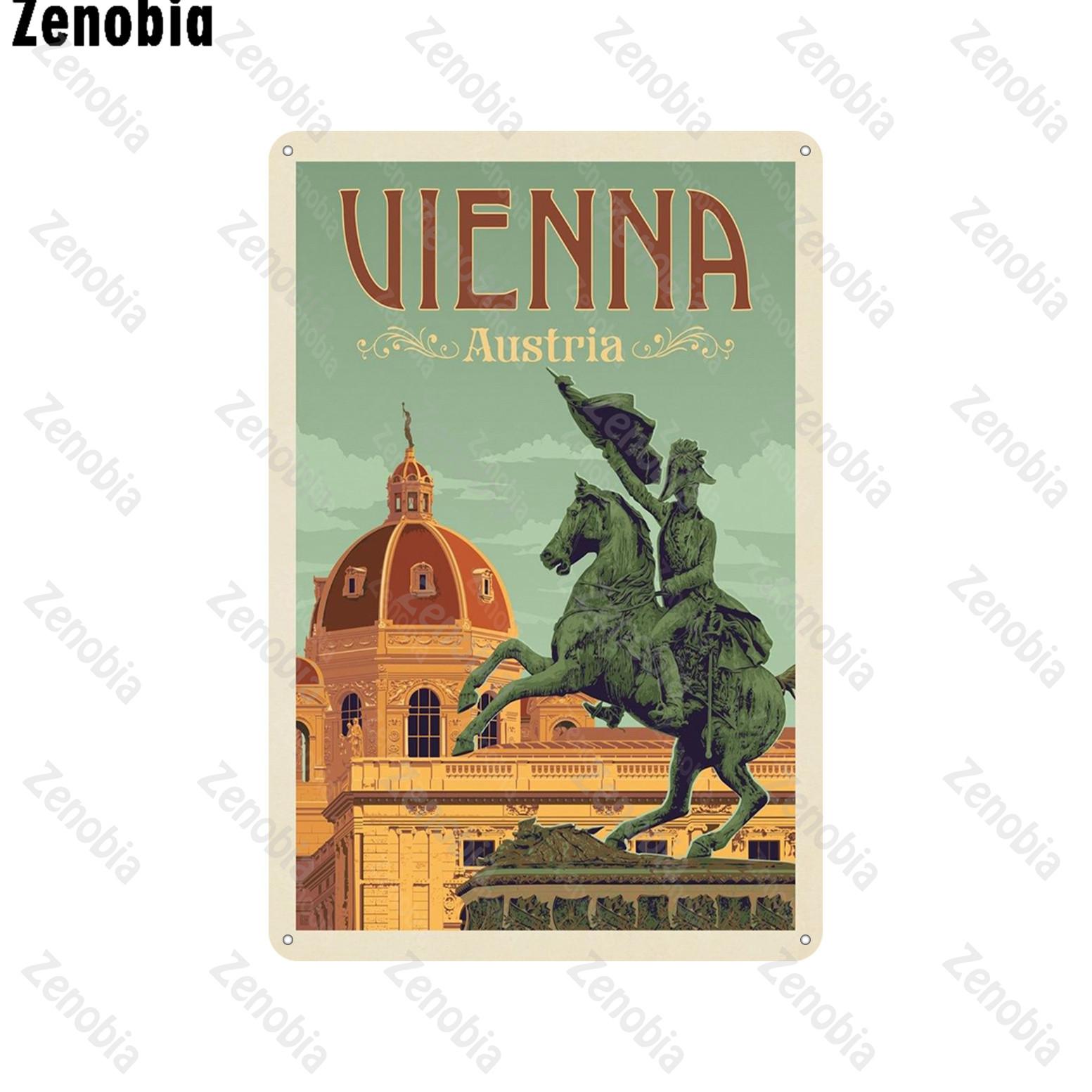 Жестяная табличка «Country and City» Matla Vienna London Landmark Building Landscape Vintage Metal Sign City Landscape Plain Home Decoration 20x30cm
Жестяная табличка «Country and City» Matla Vienna London Landmark Building Landscape Vintage Metal Sign City Landscape Plain Home Decoration 20x30cm