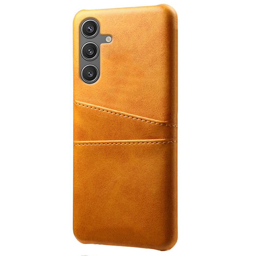 Чохол для Samsung Galaxy S25 з подвійними слотами для карток, з ПУ шкіри + жорсткого ПК, чохол для телефону Orange
Чохол для Samsung Galaxy S25 з подвійними слотами для карток, з ПУ шкіри + жорсткого ПК, чохол для телефону Orange
