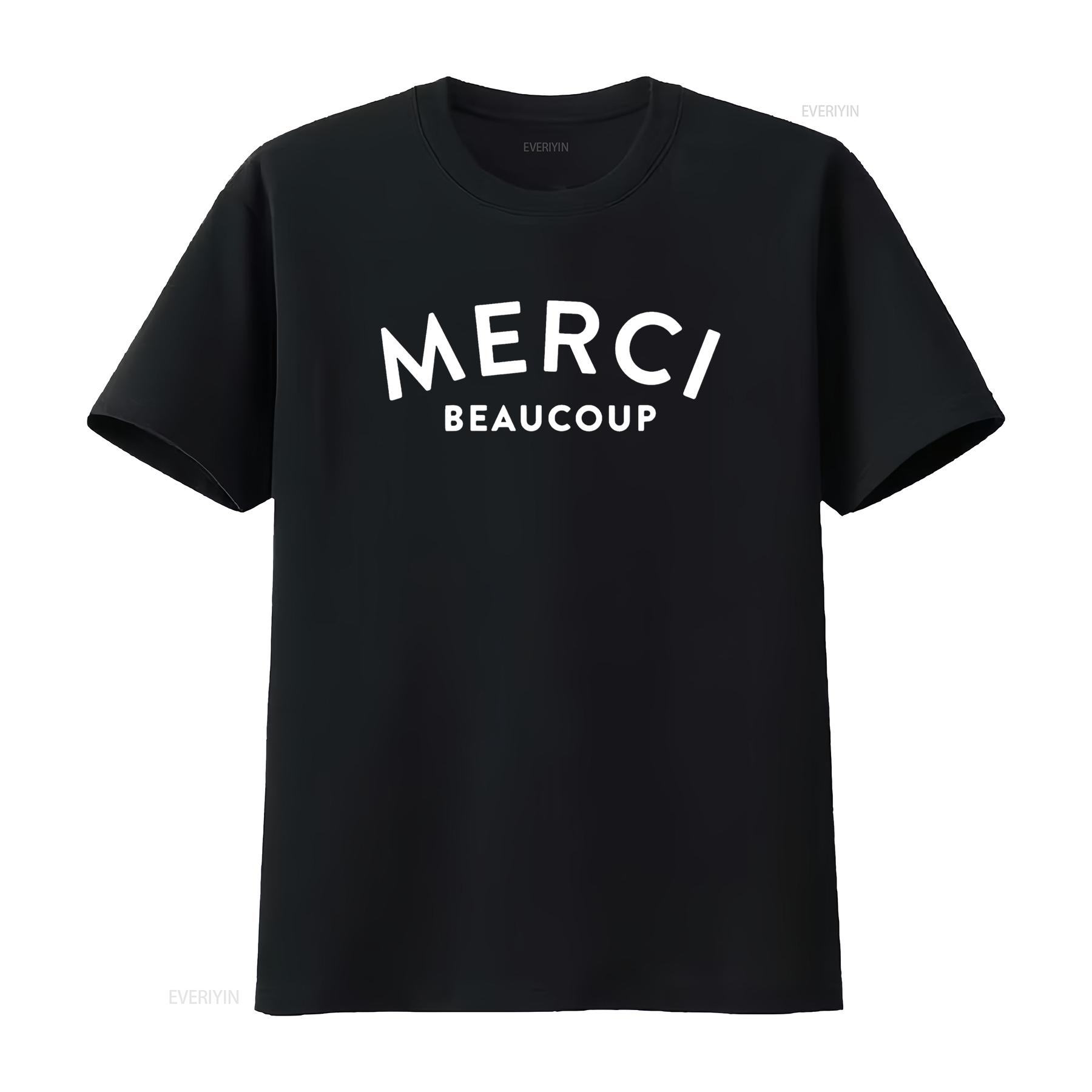 Womens Merci Beaucoup French Slogan Round Neck T Shirt Black Medium vintage Washed Stretched graphic homme Soft streetwear 4XL
Womens Merci Beaucoup French Slogan Round Neck T Shirt Black Medium vintage Washed Stretched graphic homme Soft streetwear 4XL