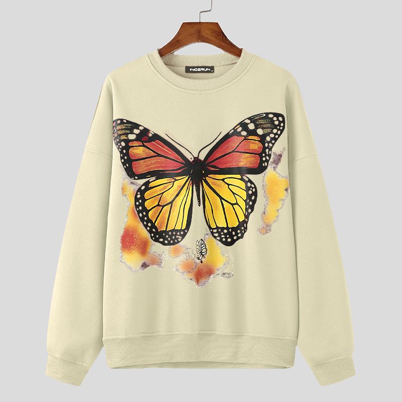 INCERUN Men Casual Eound Neck Long Sleeve Print Pullovers Sweatshirts M бежевий
INCERUN Men Casual Eound Neck Long Sleeve Print Pullovers Sweatshirts M бежевий