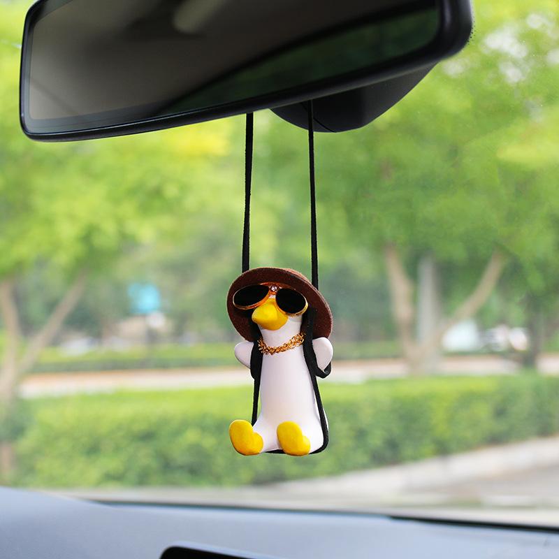 Car Accessorie Gypsum Cute Anime Swing Duck Pendant Auto Rearview Mirror Ornaments Birthday Gift Couple Accessorie Car Fragrance
Car Accessorie Gypsum Cute Anime Swing Duck Pendant Auto Rearview Mirror Ornaments Birthday Gift Couple Accessorie Car Fragrance