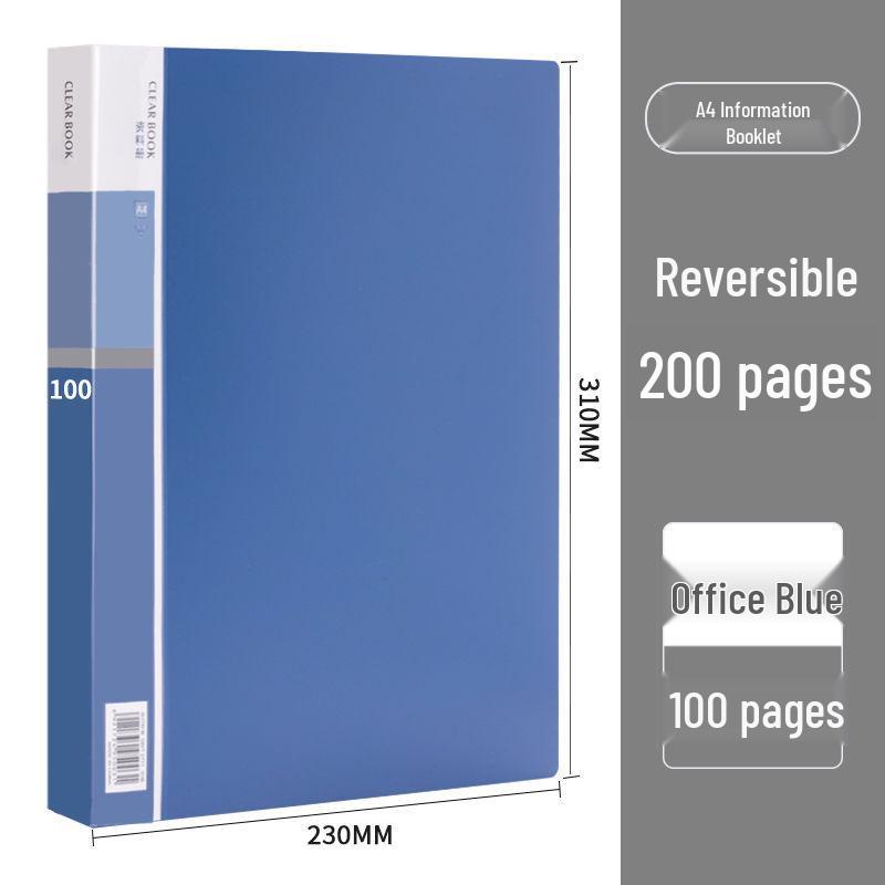 A4 Multi-Layer Transparent Document Folder for Students - Flip-page Design for Test Papers, Sheet Music, and Prenatal Exam Data Storage. 20 pages, 40 sheets capacity
A4 Multi-Layer Transparent Document Folder for Students - Flip-page Design for Test Papers, Sheet Music, and Prenatal Exam Data Storage. 20 pages, 40 sheets capacity
