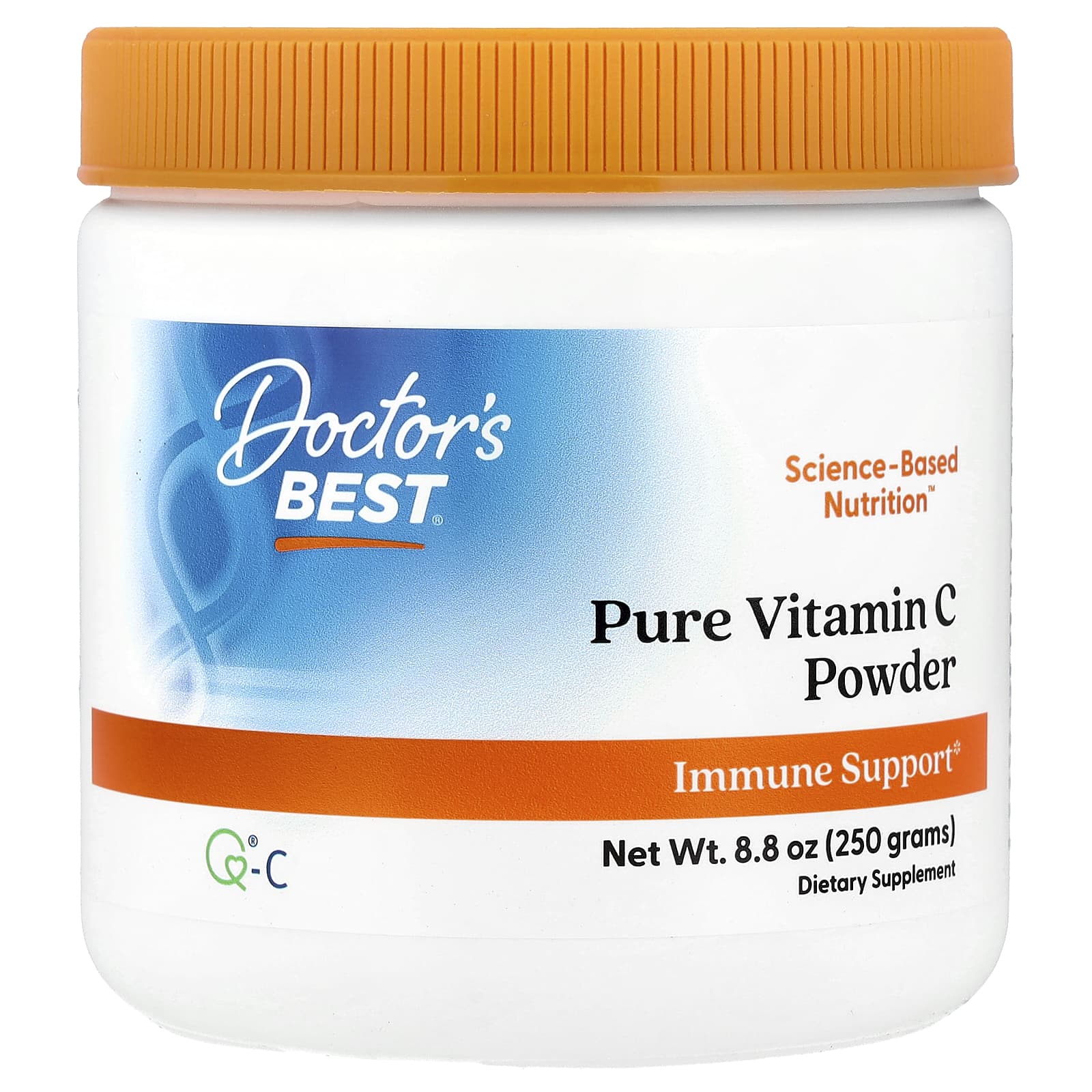 Doctor S Best, Pure Vitamin C Powder with Q®-C, 250G(8.8Oz)
Doctor S Best, Pure Vitamin C Powder with Q®-C, 250G(8.8Oz)