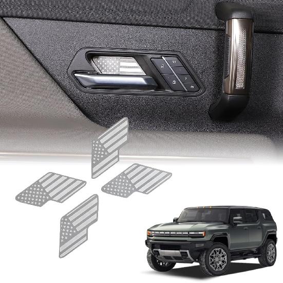 Yinanlutos Inner Door Handle Bowl Cover Trim Compatible with Hummer EV 2024 2025 Accessories Stainless Steel Interior Front Rear Door Side Handle American flag
Yinanlutos Inner Door Handle Bowl Cover Trim Compatible with Hummer EV 2024 2025 Accessories Stainless Steel Interior Front Rear Door Side Handle American flag