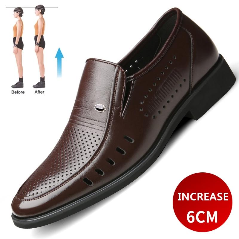 Men Summer Formal Leather Height Increase Shoes Quality Business Cowhide Elevator Shoes Soft Man Breathble Hole Oxford For Man 38
Men Summer Formal Leather Height Increase Shoes Quality Business Cowhide Elevator Shoes Soft Man Breathble Hole Oxford For Man 38