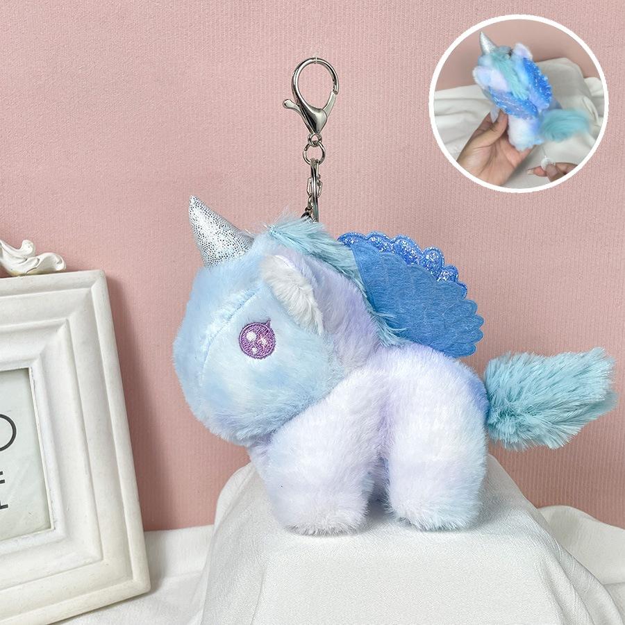 Unicorn Plush Playful Toy Keychain For Kids With Soft Fur And Aesthetic Colorful синий
Unicorn Plush Playful Toy Keychain For Kids With Soft Fur And Aesthetic Colorful синий