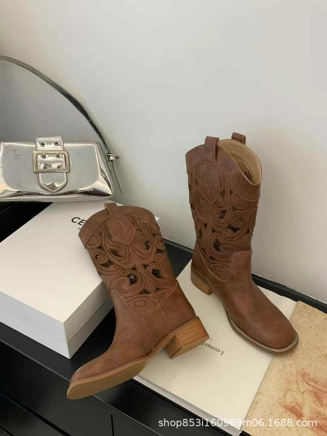 Embroidery retro temperament western cowboy boots 2025 summer thin long tube fashion hollow high heel knight cool boots women 35 коричневый
Embroidery retro temperament western cowboy boots 2025 summer thin long tube fashion hollow high heel knight cool boots women 35 коричневый