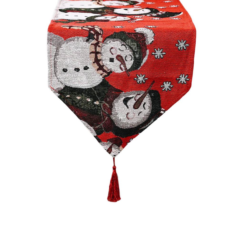 Christmas Tablecloth Knitting Table Flag with Tassel Desktop Tableware Long Placemat Furniture Protection for Home Dinner Hotel
Christmas Tablecloth Knitting Table Flag with Tassel Desktop Tableware Long Placemat Furniture Protection for Home Dinner Hotel