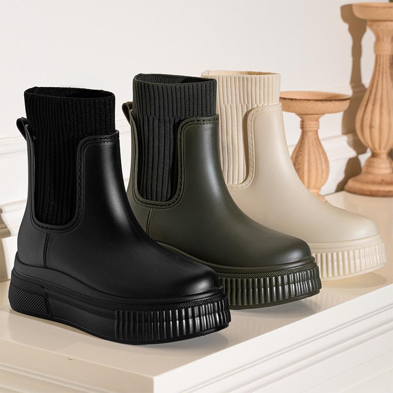2025 new Chelsea women s elastic rain shoes medium and low rain boots thick-soled wear-resistant boots 41
2025 new Chelsea women s elastic rain shoes medium and low rain boots thick-soled wear-resistant boots 41