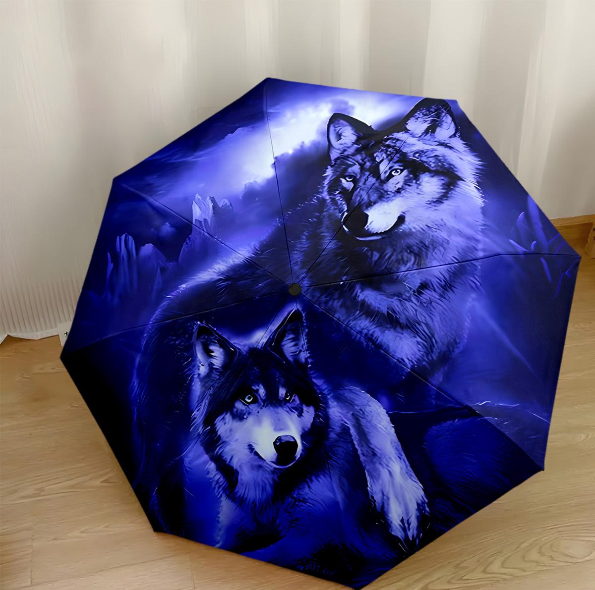 Yin Yang Wolves Portable Automatic Umbrella Sturdy 8-Rib Shaft Lightweight for Women Men Stylish Accessory Perfect Gift for Friends Family
Yin Yang Wolves Portable Automatic Umbrella Sturdy 8-Rib Shaft Lightweight for Women Men Stylish Accessory Perfect Gift for Friends Family
