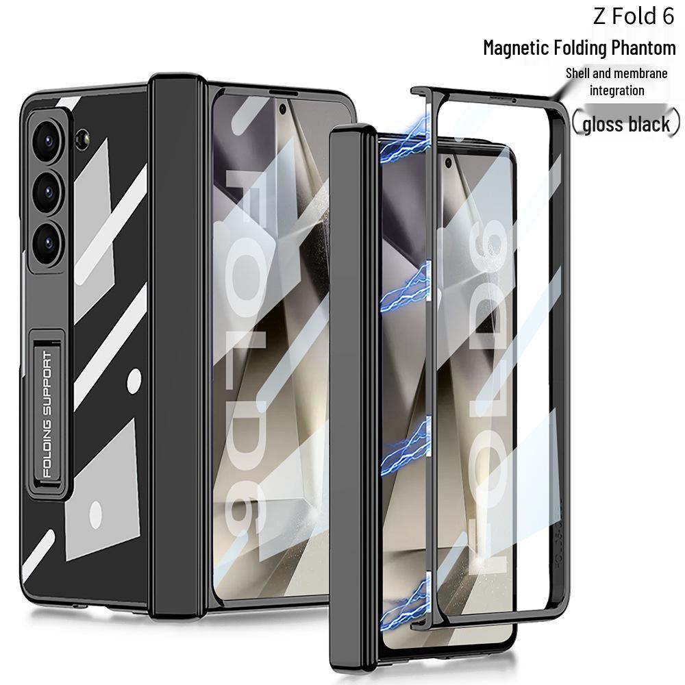 Samsung Z Fold6 Transparent Phone Case with Creative Bracket, Magnetic Hinge, Full Coverage, Electroplating, and Drop-Proof Design. Samsung ZFold6
Samsung Z Fold6 Transparent Phone Case with Creative Bracket, Magnetic Hinge, Full Coverage, Electroplating, and Drop-Proof Design. Samsung ZFold6