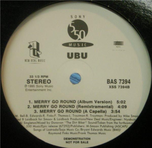 12inch Record UBU Merry Go Round BAS7394 550 Music 1995 US Rap HipHopRB Used
12inch Record UBU Merry Go Round BAS7394 550 Music 1995 US Rap HipHopRB Used