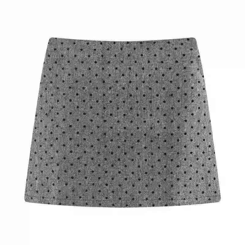 Slim Fit Polka Dot Woolen Skirt - Korean Style, Retro Elegant, Spring/Autumn 2025 XS
Slim Fit Polka Dot Woolen Skirt - Korean Style, Retro Elegant, Spring/Autumn 2025 XS