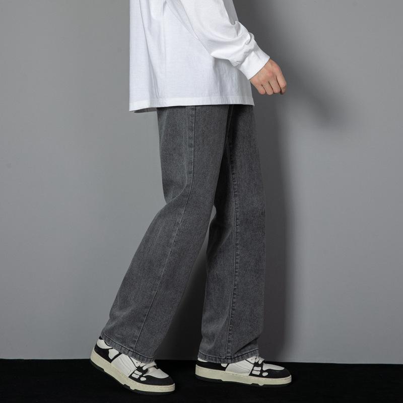 Korean Men s Casual Long Jeans Classic Man Straight Denim Wide Leg Pants Solid Color Light Blue Grey Black XXXL сірий
Korean Men s Casual Long Jeans Classic Man Straight Denim Wide Leg Pants Solid Color Light Blue Grey Black XXXL сірий