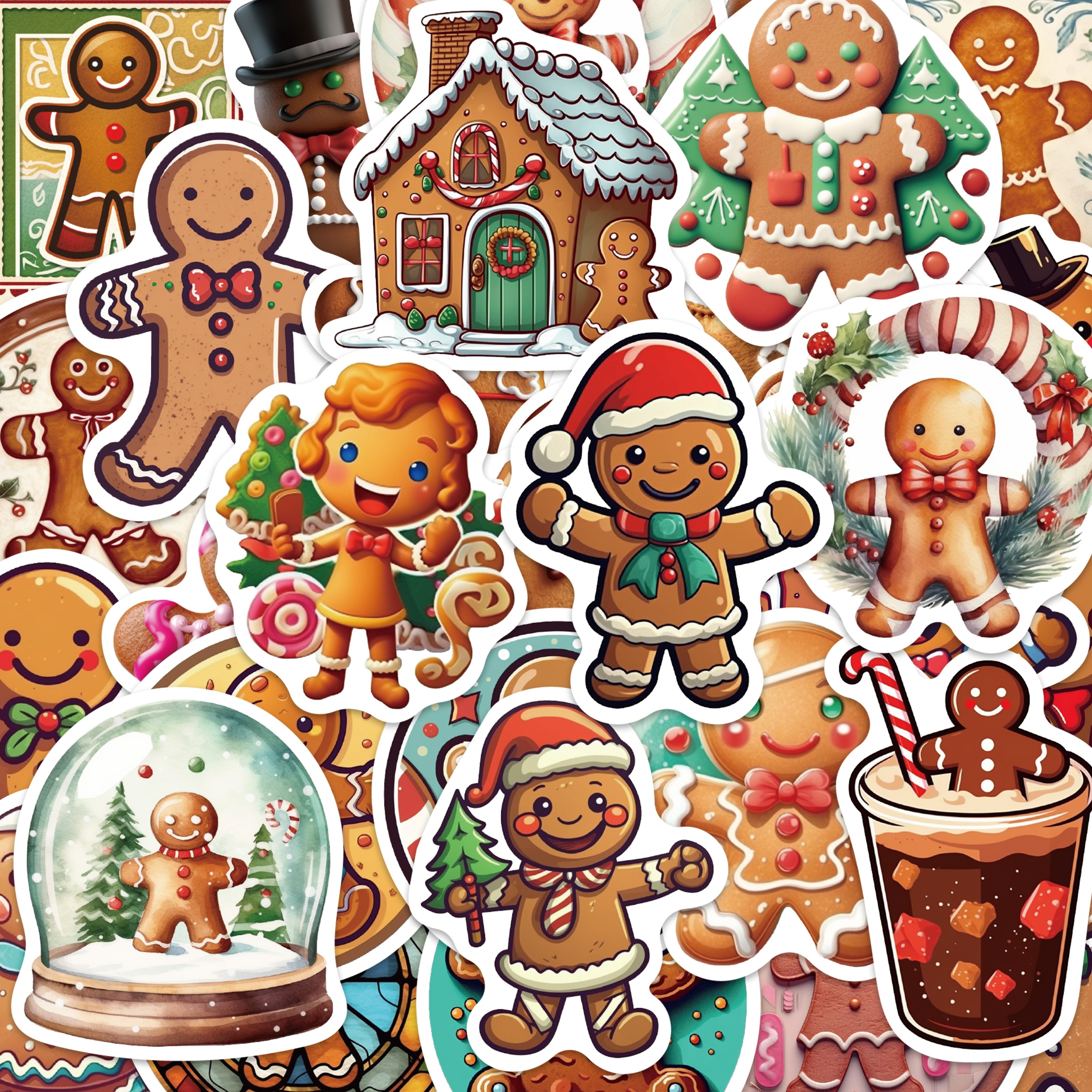 50 ШТ Kawaii Christmas Dessert Gingerbread House Stickers for Scrapbooking Skateboard Phone Case Дитячий подарунок іграшка 50pcs
50 ШТ Kawaii Christmas Dessert Gingerbread House Stickers for Scrapbooking Skateboard Phone Case Дитячий подарунок іграшка 50pcs