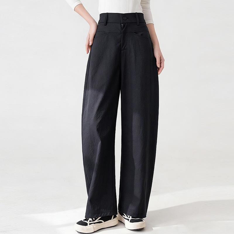 Women s High Waist Loose Wide Leg Pants: Spring Summer Casual, Slimming, Anti-Wrinkle, Straight Leg Drape Design. XL (120-130 jin)
Women s High Waist Loose Wide Leg Pants: Spring Summer Casual, Slimming, Anti-Wrinkle, Straight Leg Drape Design. XL (120-130 jin)