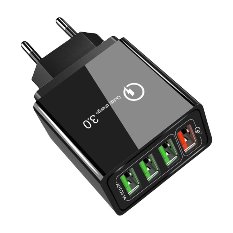 Multiple Port Phone Power Plug USB Charging Adapter Support for Fast Charging 5V 3A 15W Mobile Phone Charging Block чорний
Multiple Port Phone Power Plug USB Charging Adapter Support for Fast Charging 5V 3A 15W Mobile Phone Charging Block чорний