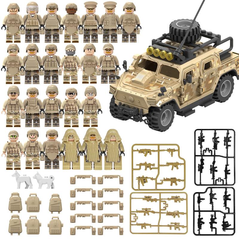 Военный строительный блок набор черная полицейская машина полицейская кукла сборка мелких частиц игрушка мешок Opp The figure is about 5cm high
Военный строительный блок набор черная полицейская машина полицейская кукла сборка мелких частиц игрушка мешок Opp The figure is about 5cm high