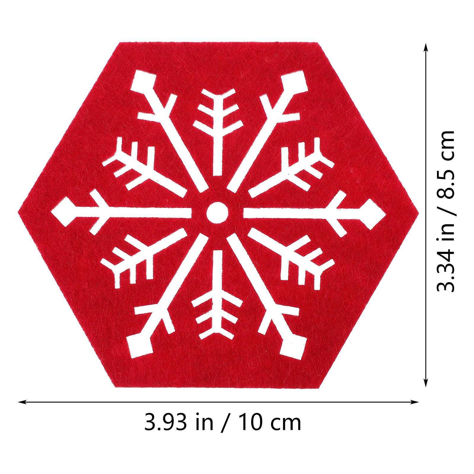 4pcs Snowflake Placemats Christmas Table Mats Heat-Resistant Anti-Slip Cloth Coasters For Home Party Decor Xmas Dinner Tableware червоний
4pcs Snowflake Placemats Christmas Table Mats Heat-Resistant Anti-Slip Cloth Coasters For Home Party Decor Xmas Dinner Tableware червоний