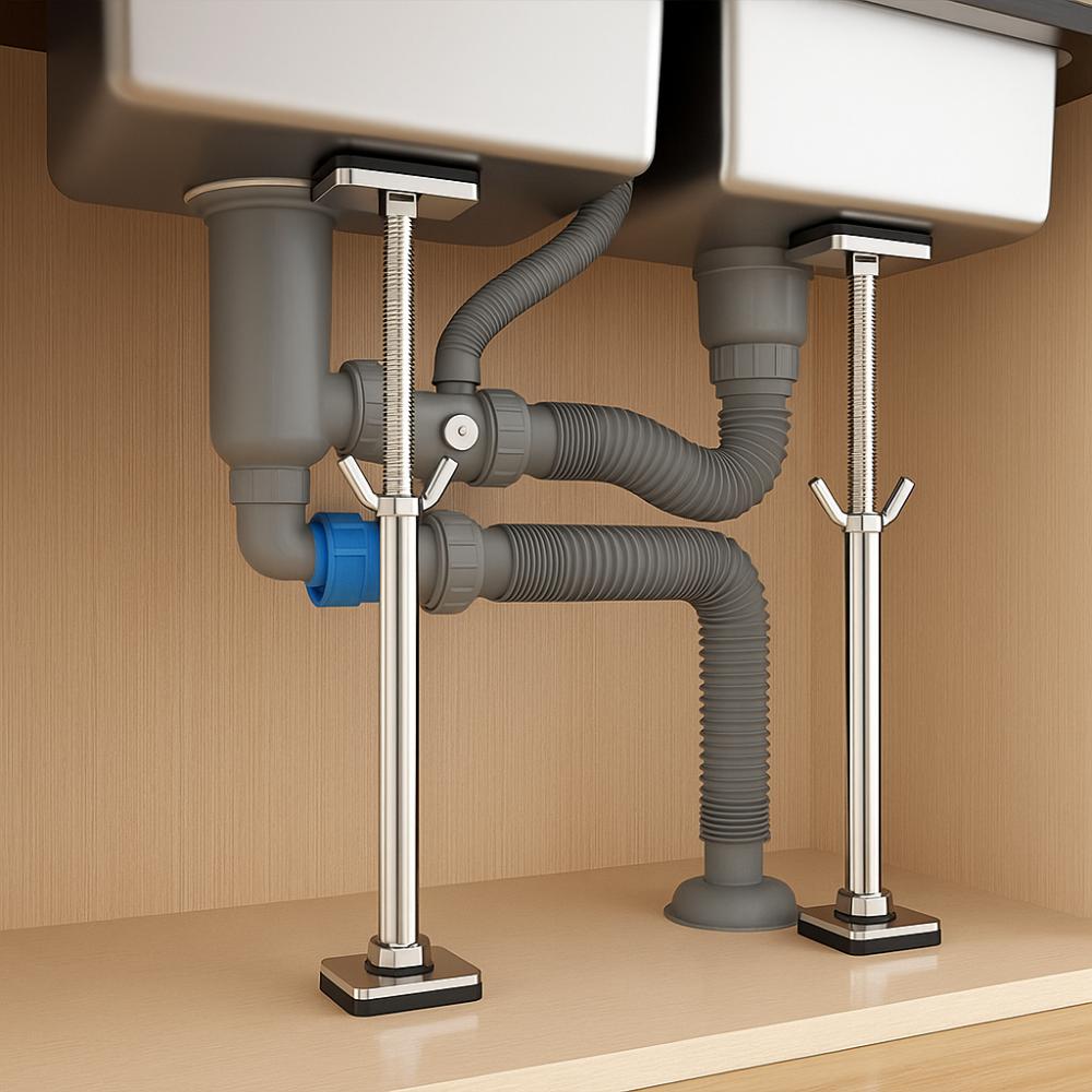 Telescopic Undermount Sink Brackets Stainless Steel Kitchen Sink Bracket Under Counter срібний
Telescopic Undermount Sink Brackets Stainless Steel Kitchen Sink Bracket Under Counter срібний